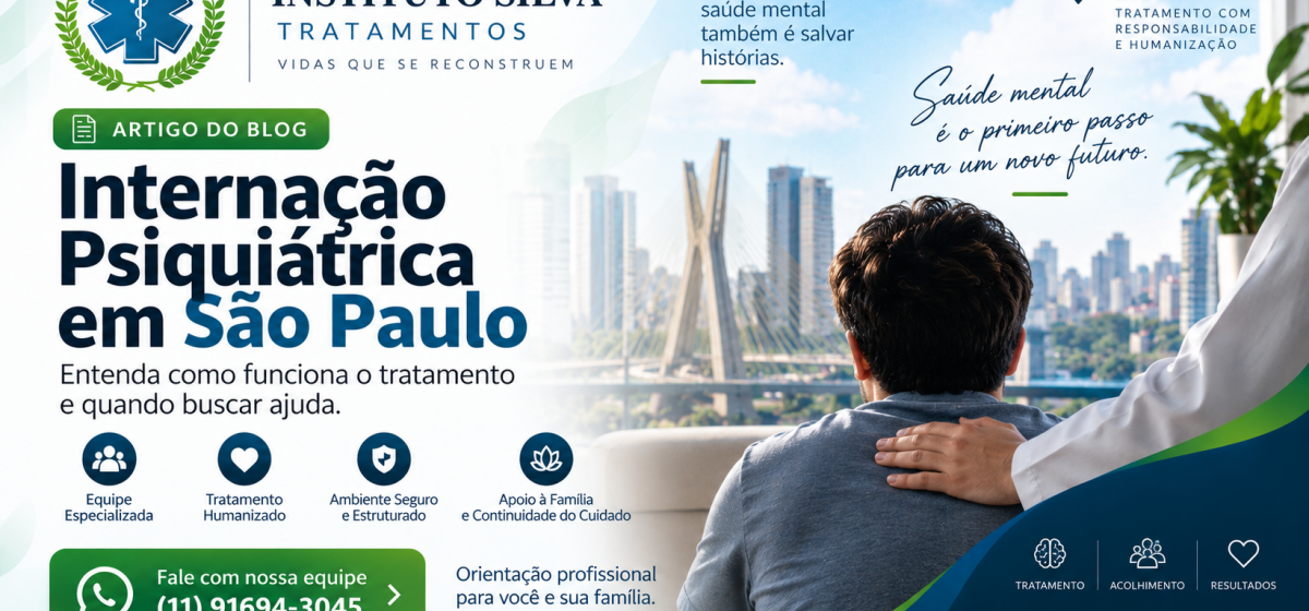 Internação Psiquiátrica em São Paulo: Entenda Como Funciona o Tratamento e Quando Buscar Ajuda