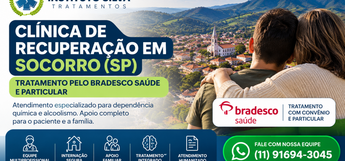 Clínica de Recuperação em Socorro SP: Tratamento Particular e Bradesco Saúde