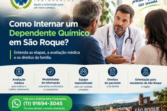 Como internar um dependente químico em São Roque